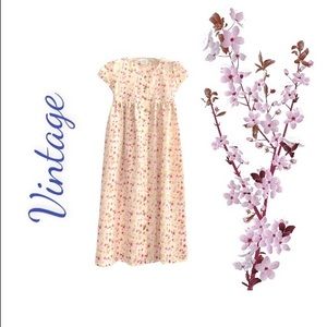 ⭐️ Pretty Vintage Girls Floral dress, sz 10